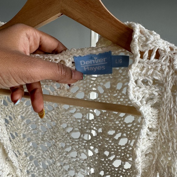 Crochet style cardigan - Picture 4 of 6